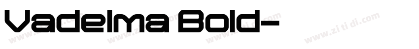 Vadelma Bold字体转换